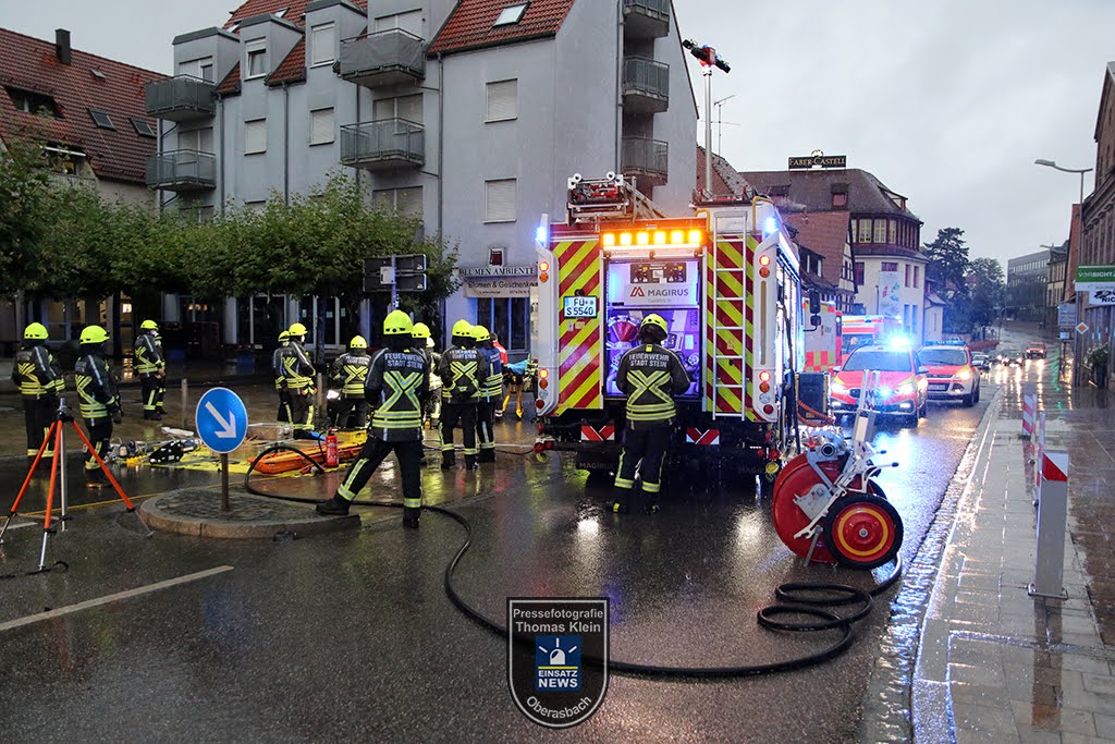 Freiwillige Feuerwehr Stadt Stein Schwerer Verkehrsunfall Auf Der